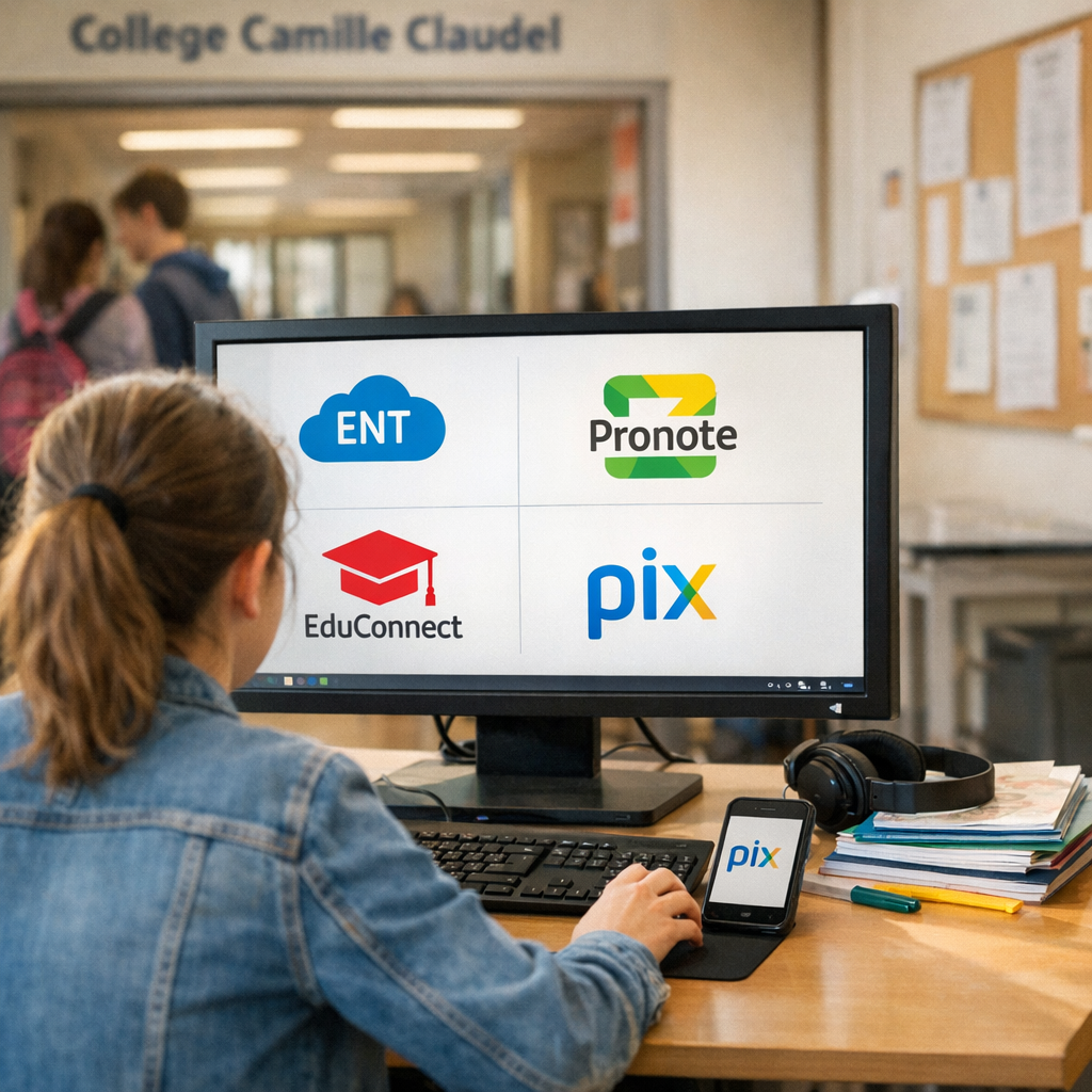 Accès directs&nbsp;: ENT, Pronote, EduConnect et PIX sans se tromper