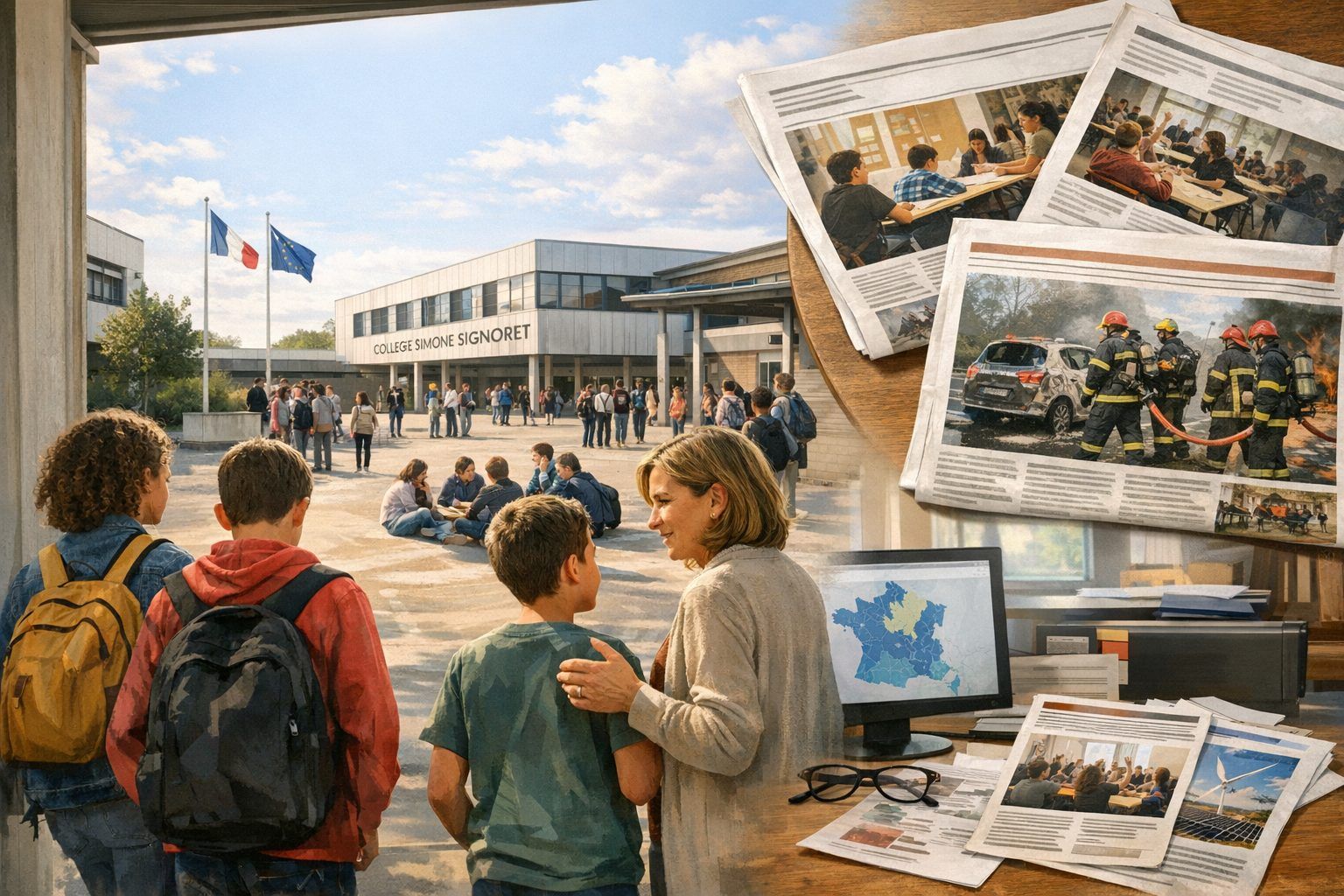 Vie du collège et actualités récentes : ce que montrent la presse locale et le rectorat