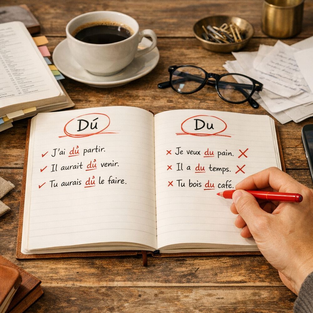 Dû ou du : l’erreur la plus fréquente dans la conjugaison de devoir