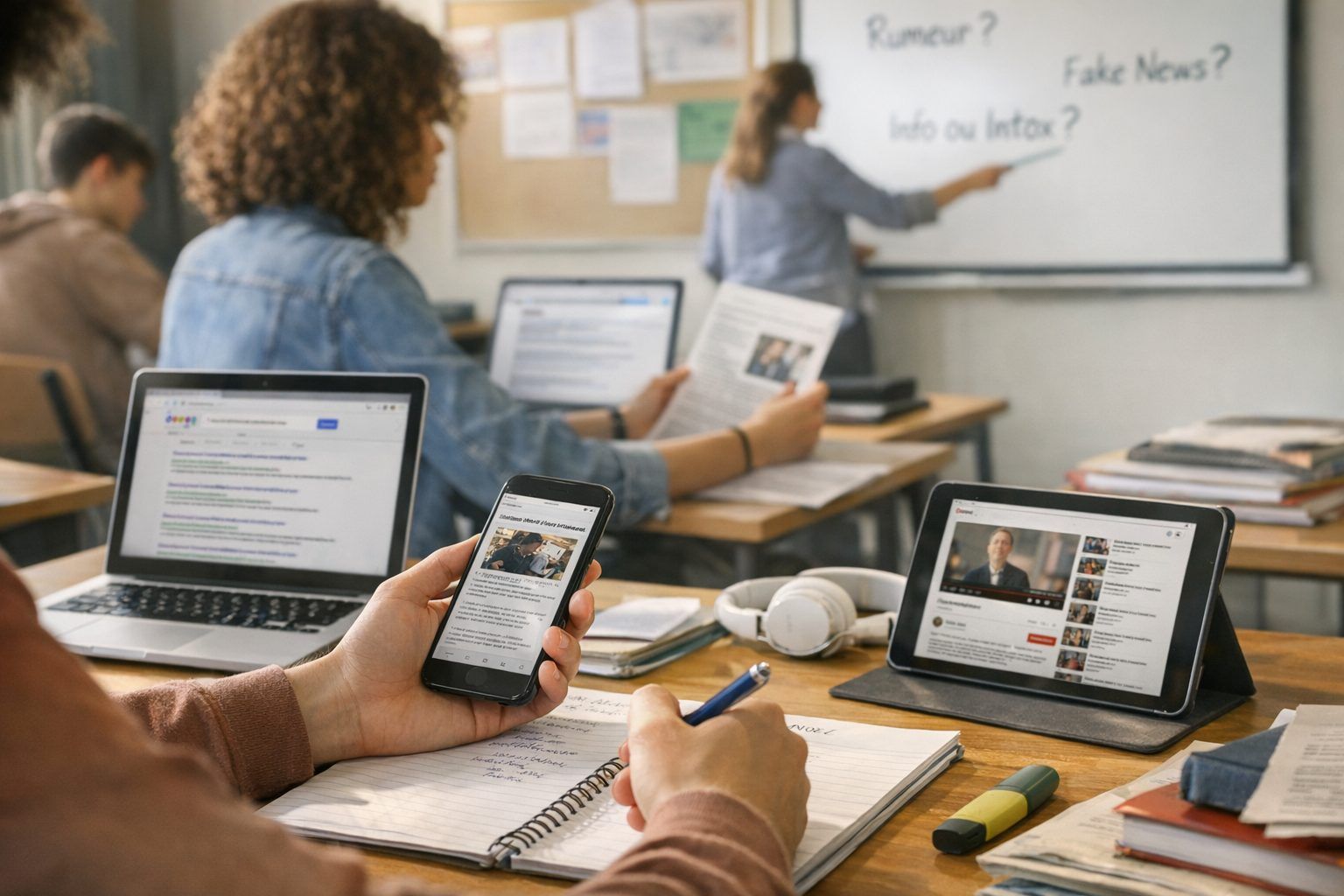 Vie du lycée, actualités et avis&nbsp; : comment lire ce que l’on trouve en ligne
