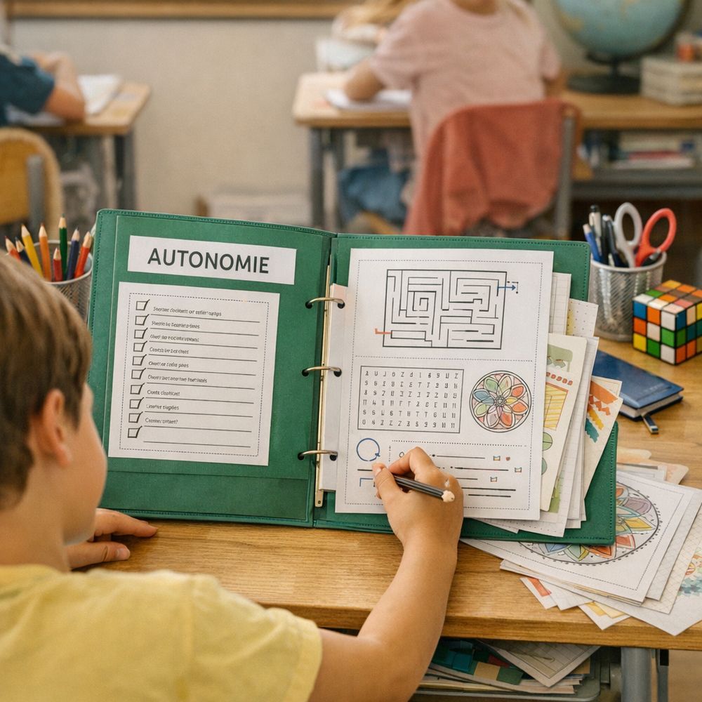 Activités en classe : quoi mettre dans un fichier d’autonomie CE2 sans surcharger l’élève