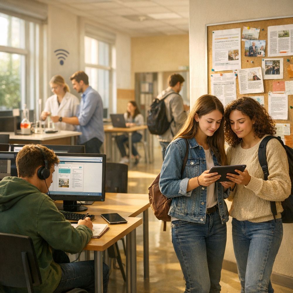 Formations, actualités et accès numériques des lycées Jean Perrin