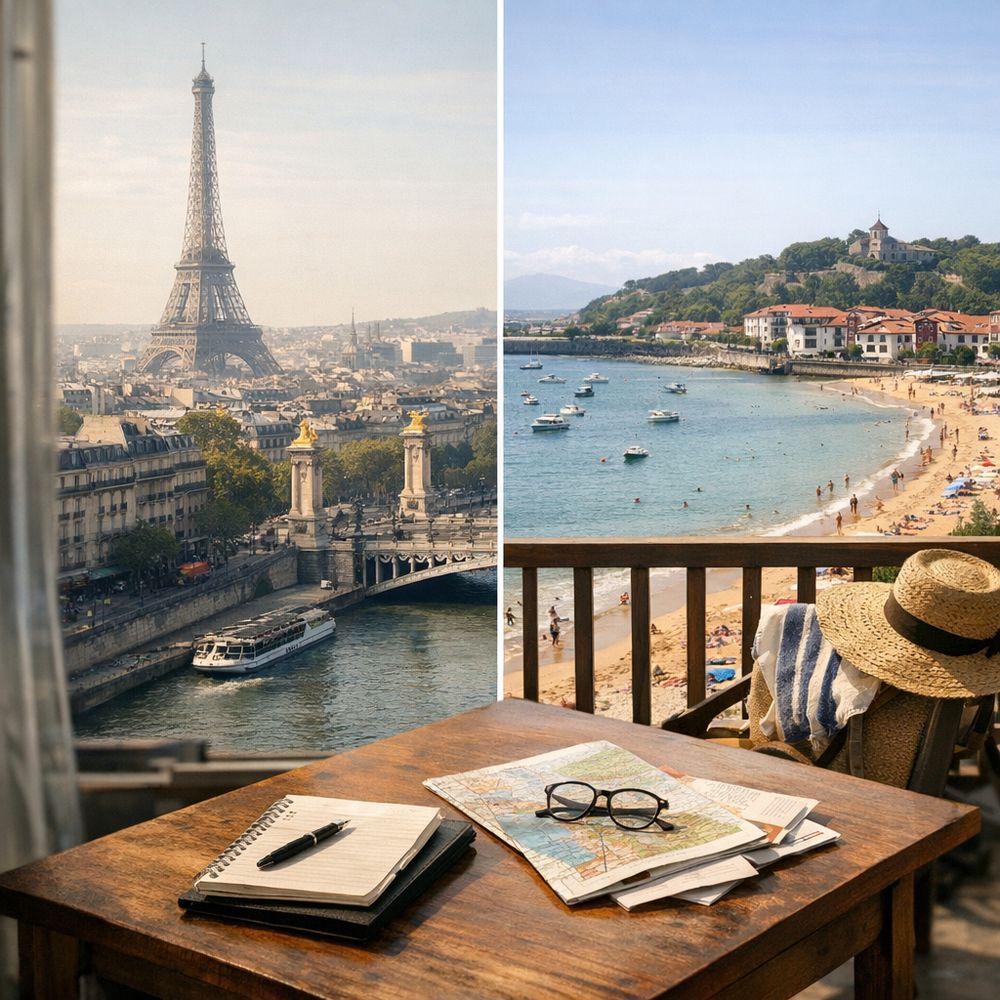 Paris ou Saint-Jean-de-Luz&nbsp;: le tableau comparatif pour éviter les erreurs