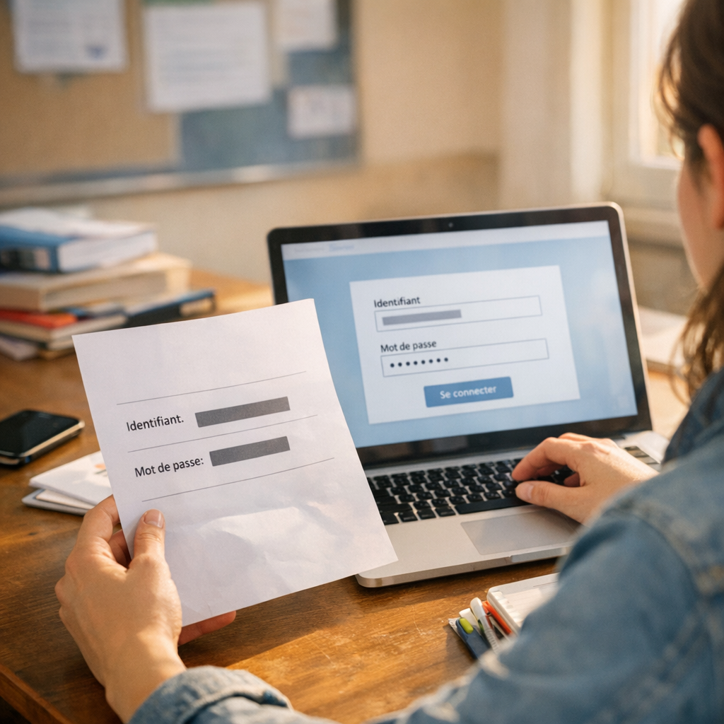 Obtenir vos identifiants et se connecter à Monlycee.net