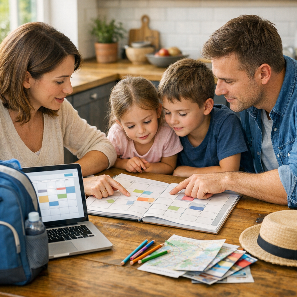 Les Vacances scolaires se vérifient avec le bon Calendrier