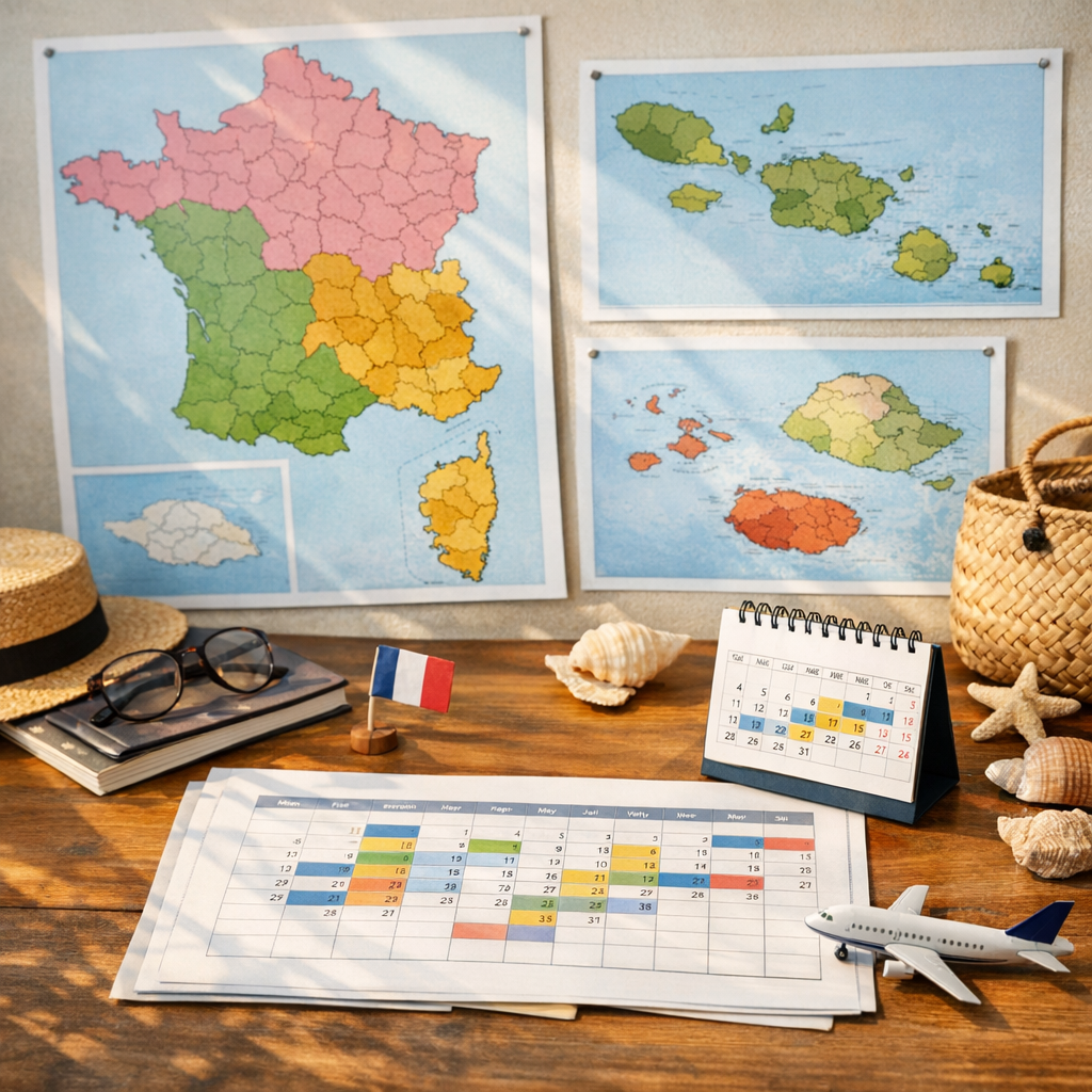 France métropolitaine, Corse et outre-mer&nbsp;: les calendriers à ne pas confondre